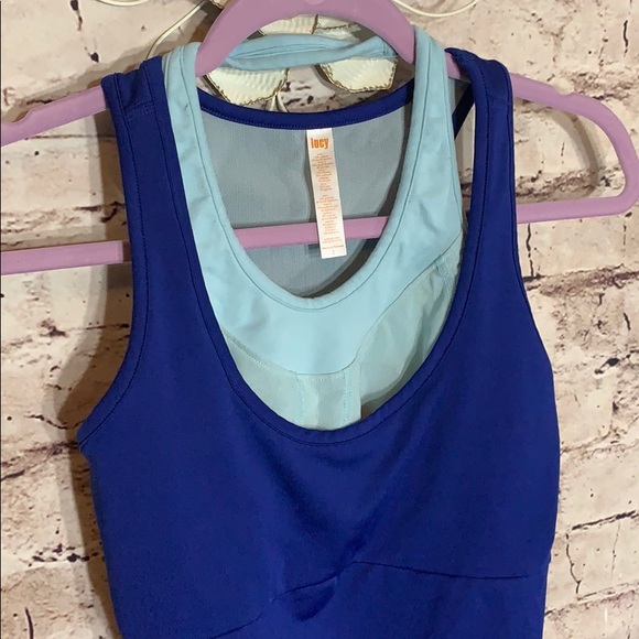 Lucy Athletic Tank with built in bra - Picture 7 of 8